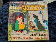 Vintage Disney THE HOBBIT Book And Record Tol...