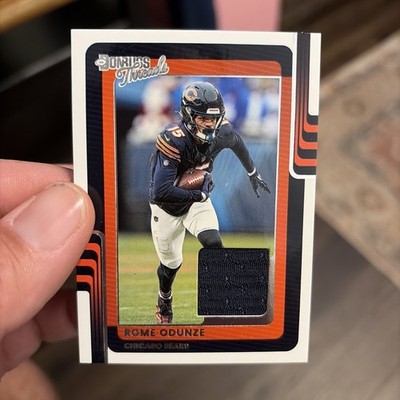 2025 Panini Donruss - Donruss Threads Rome Odunze #DTH-ROE (MEM)