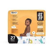 Hello Bello Premium Baby Diapers Size 3 I 27 Count of Disposeable,...