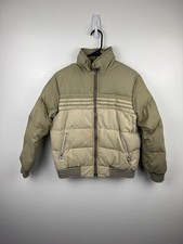 VTG 70s 80s Ski Daddle Beige Goose Down Western Puffer Jacket Men Medium