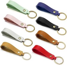 8pcs Wristlet Strap for Keys,Leather Wrist Keychain Lanyard, Wristlet Key Chain
