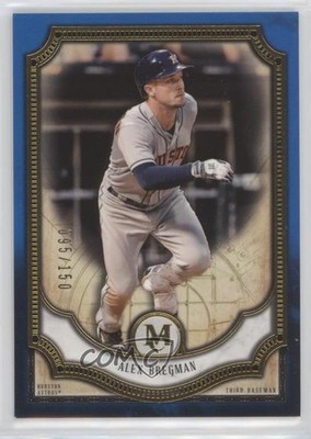 2018 Topps Museum Collection Sapphire 95/150 Alex Bregman #85 0s5s