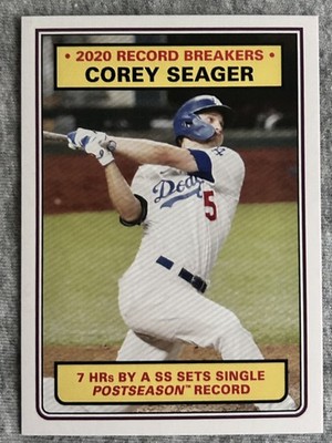 2020 Topps Throwback Thursday #284 Corey Seager Los Angeles Dodgers