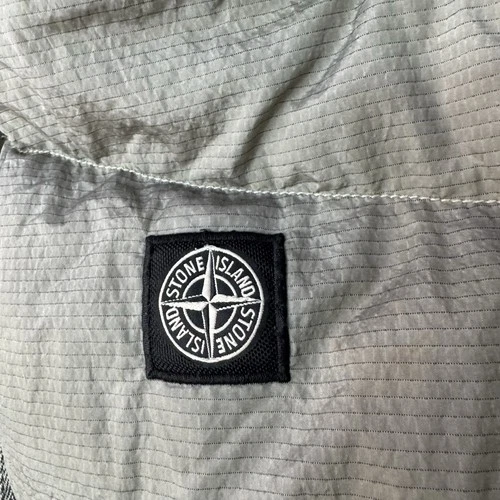 Stone Island Nylon Metal Watro Rip stop Down TC Green Graysh Sz M Jacket READ image 4