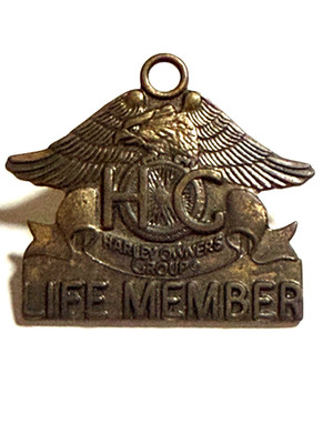 Pin - HARLEY DAVIDSON - HARLEY OWNERS GROUP - 1993 - HOG LIFE MEMBER - Pins