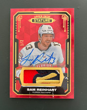 **READ** Sam Reinhart /2 Patch Auto Upper Deck Stature 2024-25 - 2021-22 Update
