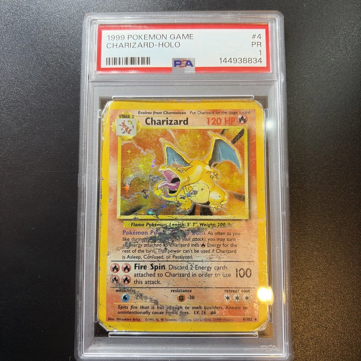 Pokémon TCG Base Set Grade 1 English Collectible Individual Card