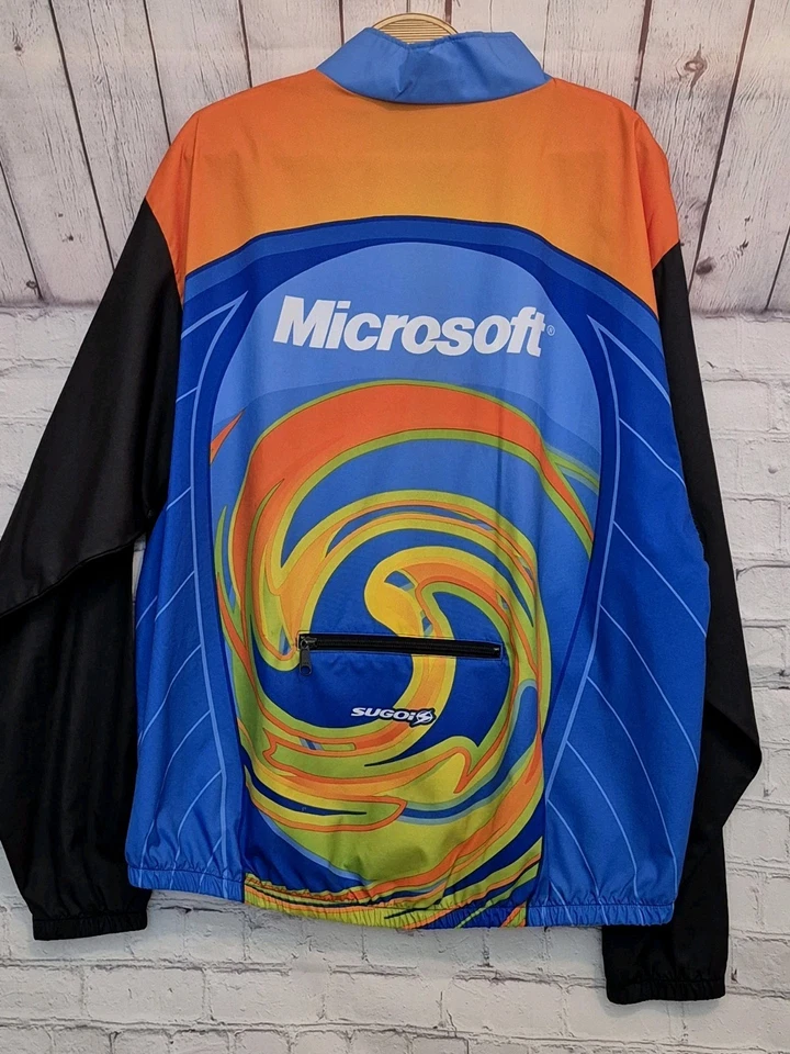 Sugoi Mens Microsoft Cycling Jacket Size XL Extra Large Back Pockets - Image 3 of 4