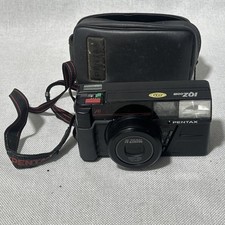 Pentax IQZoom AF Zoom Macro 35-70mm Telemacro Point Shoot Camera/Case UNTESTED