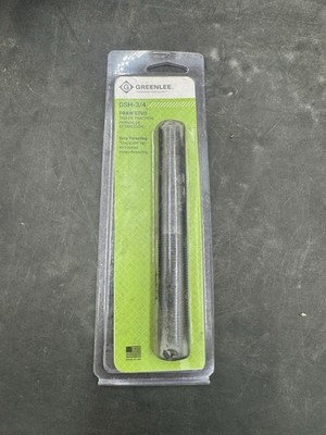 GREENLEE 3/4  DRAW STUD PISTON SHAFT FOR HYDRAULIC RAM DSH-3/4'' MADE IN USA