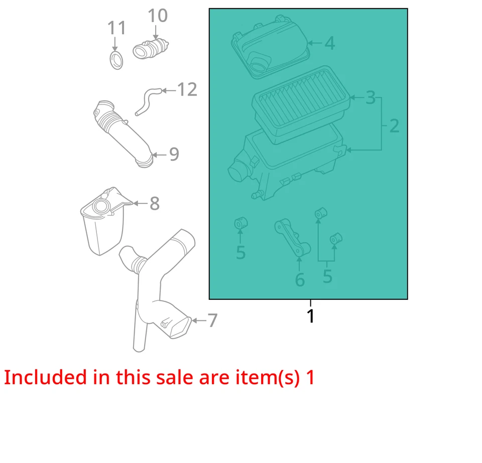 Air Cleaner 2.2L VIN F 8th Digit Fits 00-04 SATURN L SERIES 10131709 - Image 4 of 4