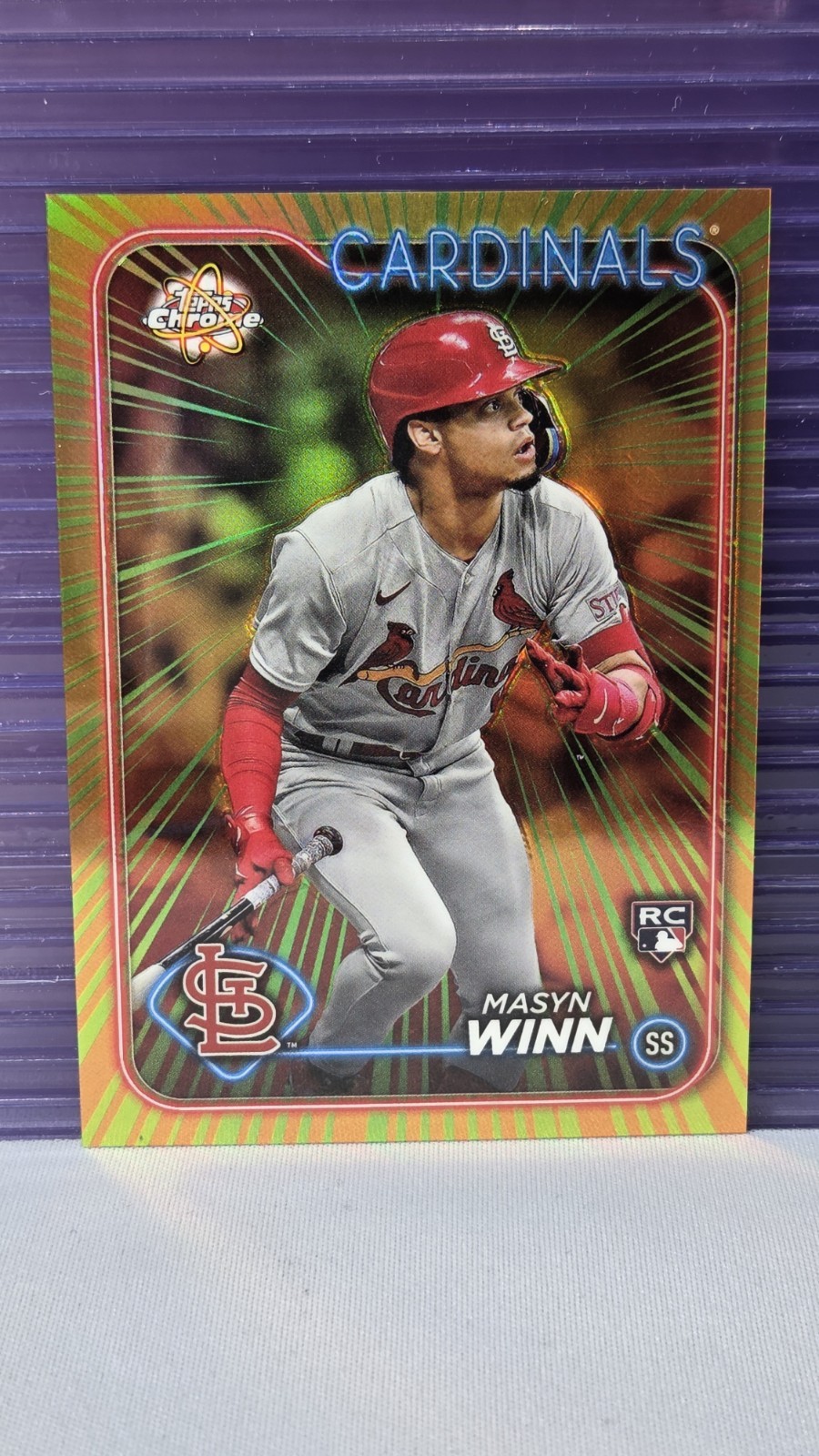 Masyn Winn 2024 Topps Chrome Radiating Rookies #RR-9 (St. Louis Cardinals) RC