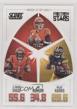 2022 Score Fantasy Stars Ja'Marr Chase Joe Burrow Najee Harris #FS17 2qw