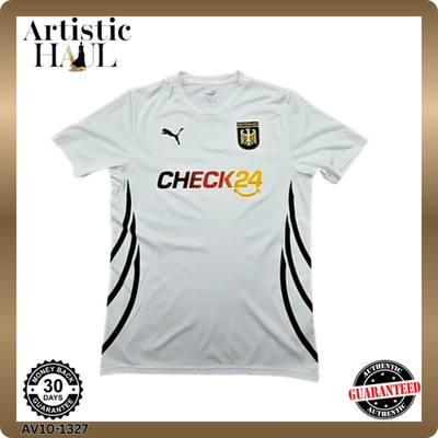 Puma Deutschland Weiß Fußball Trikot Herren Größe M Kurzarm Football Tee