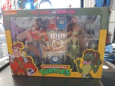 2022 NECA Reel Toys TMNT Dirk Savage and Mona Lisa 87 Sealed 2 Pack