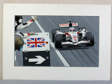 JENSON Button - Formula One painting by Ray Goldsbrough - his 1st GRAND PRIX win