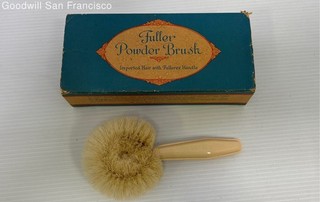 Vintage 1950s Fuller Powder Brush Imported Hair & Fullerex Handle