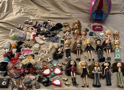 17 VTG Y2K BRATZ DOLL MGA LOT BOYS CLOTHES SHOES ACCESSORIES MINI HEAD GENIE HTF