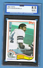 1982 Topps Everson Walls Cowboys #327 Rookie ISA 8.5 #63417559