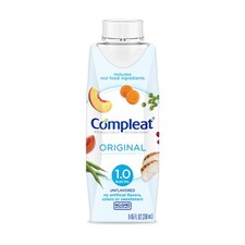 Nestle Compleat Original Tube Feeding Formula Unflavored 8.45 oz Carton 24 Ct