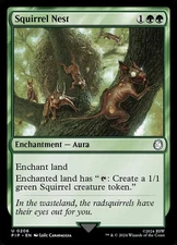 2x Squirrel Nest PIP NM MTG