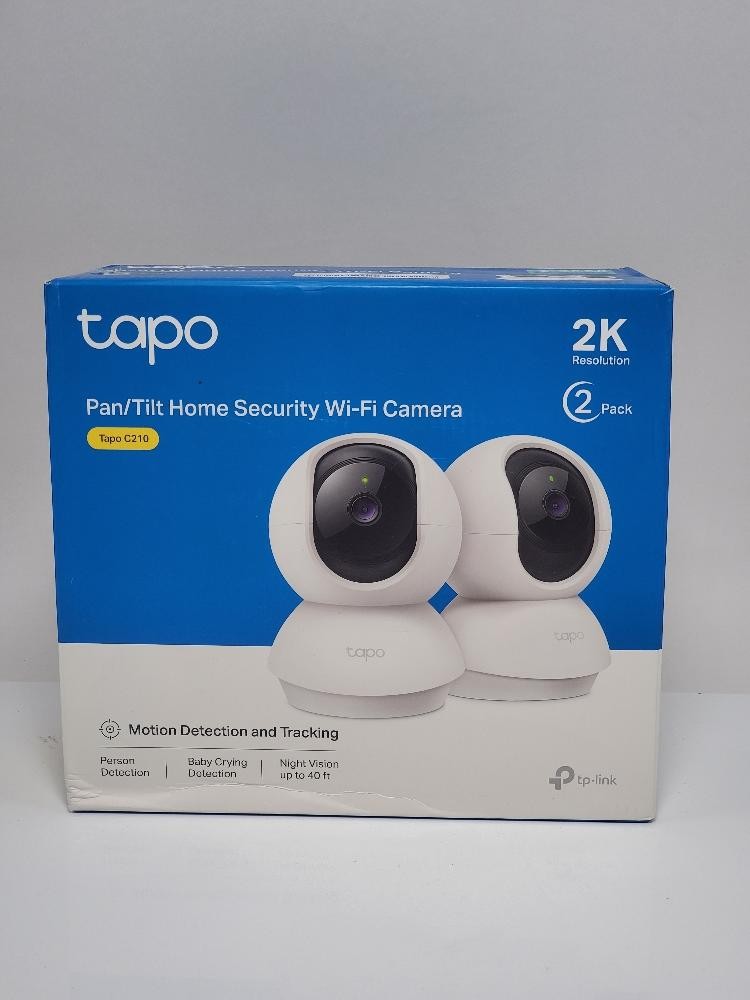 TP-Link Tapo C210 2K Pan Tilt Security Camera 2-Pack Baby Pet