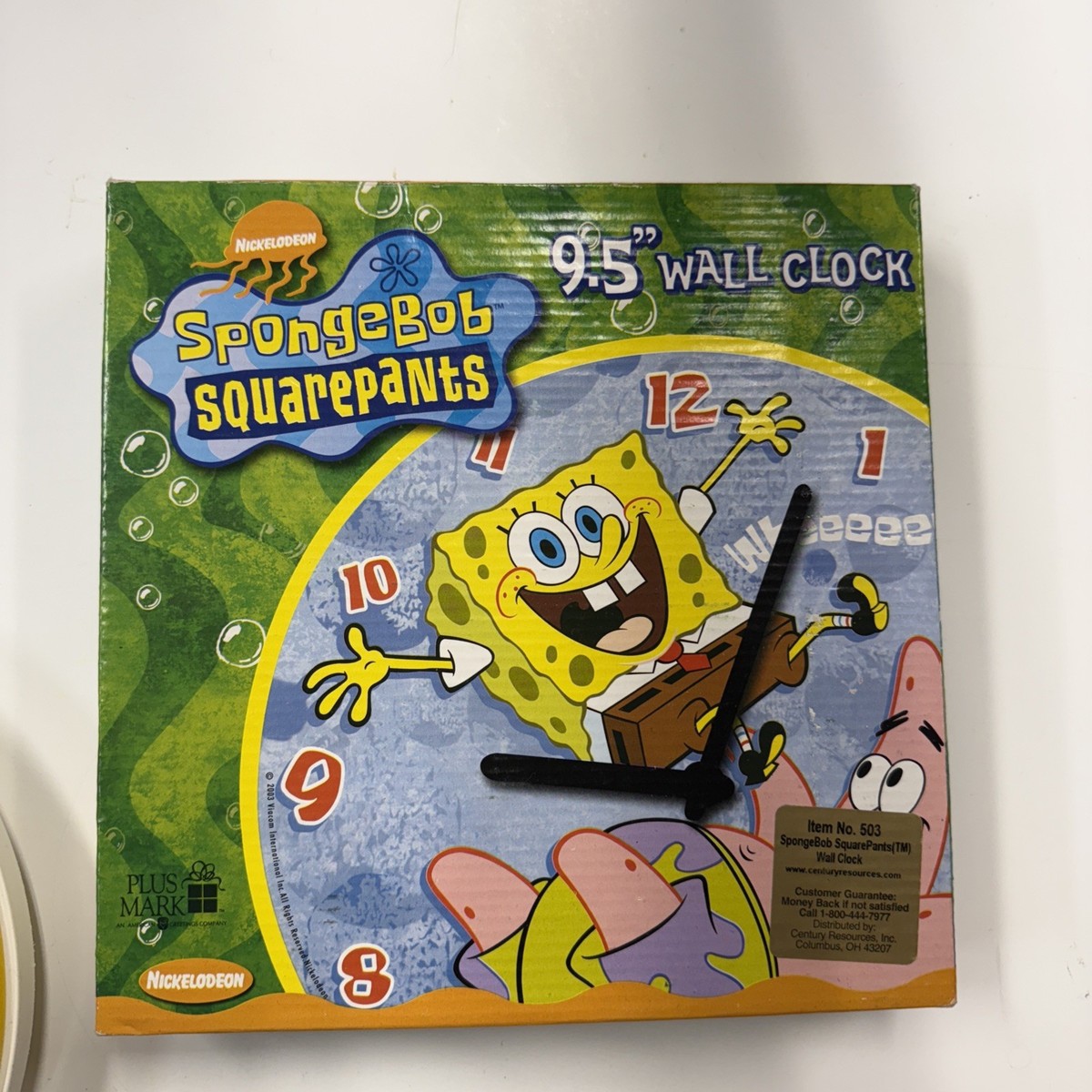 Nickelodeon Spongebob Vintage 9.5” Wall Clock 2003 With Box | eBay