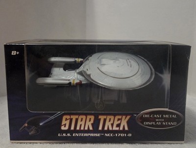  2008 HOT WHEELS STAR TREK: U.S.S ENTERPRISE NCC-1701-D DIE-CAST STARSHIP *NEW*
