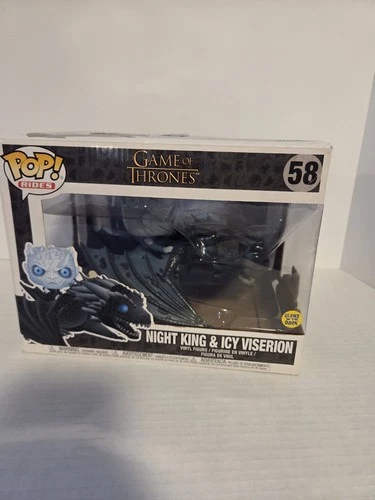 Funko Pop! Rides Game of Thrones Night King Icy Viserion #58 Glow-in-Dark Figure