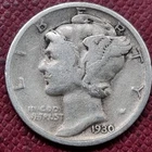 1930 S Mercury Dime 10c Silver San Francisco Better Grade #97445