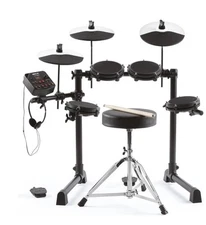 Alesis Drums Debut Kit Electric Drum Kit  4 Quiet Mesh Electronic Pads120 Sounds