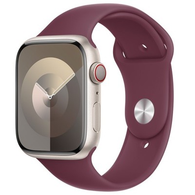 Sport Armband für  Apple Watch | 44/45/46/49 mm - Größe S/M - Mulberry