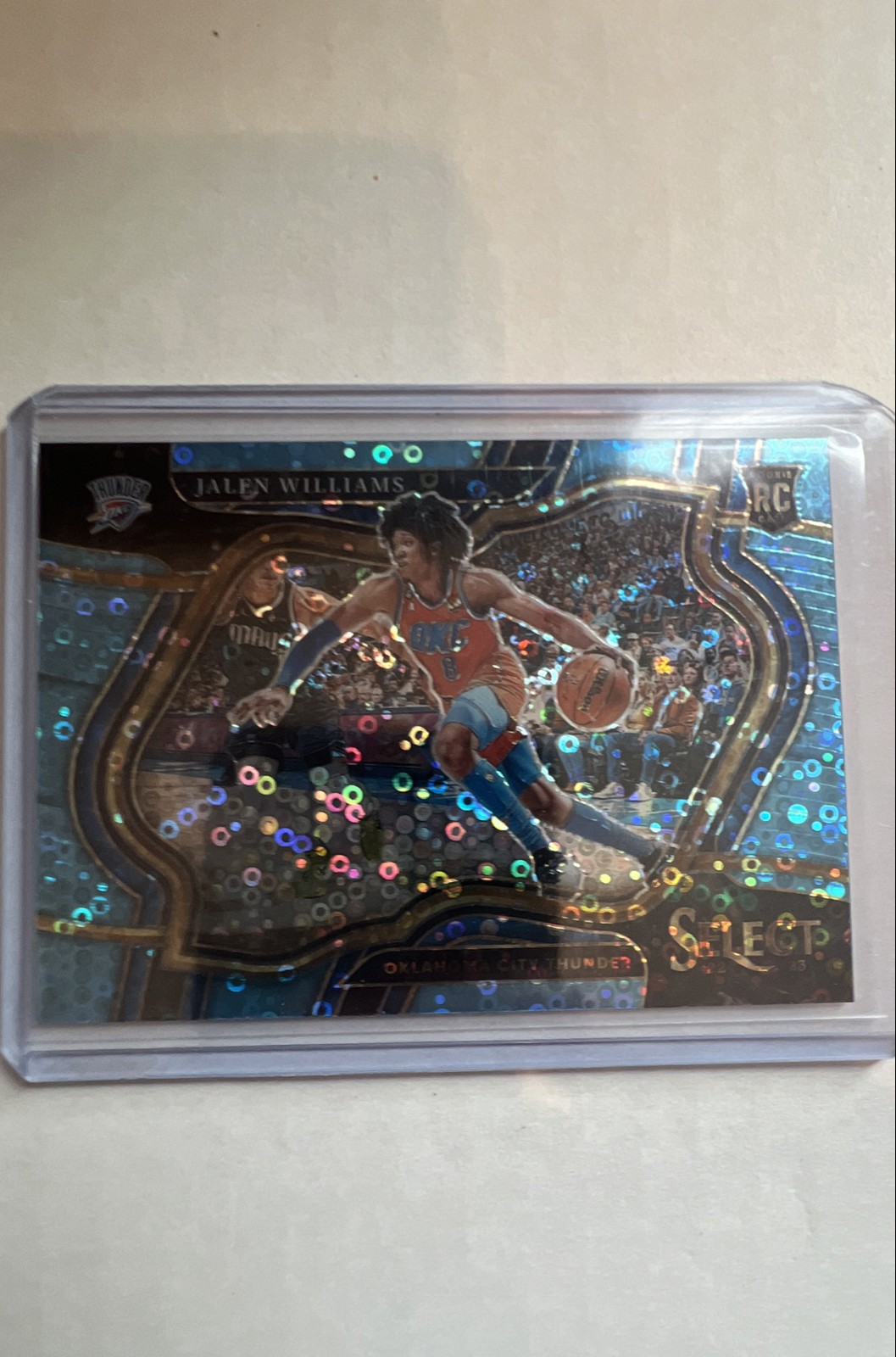 2022-23 Panini Select - Courtside Jalen Williams #282 Light Blue Disco Prizm /99
