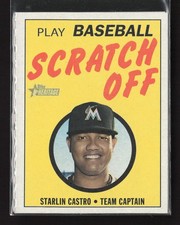 Starlin Castro 2019 Topps Heritage #14 1970 Topps Scratch-Offs TYW5