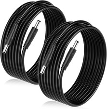 12V DC Male to Male Power Extension Cable 5.5mm x 2.1mm for Cameras  LEDs