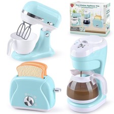 Kitchen Appliances Toys, Kids Play Kitchen Accessories Set, Pretend Kitchen Toys