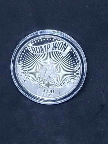 Trump Won 45th Presidential Silver Round .999 Fine