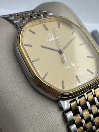Omega De Ville Watch - 1417 Gold Plated Quartz wristwatch - Picture 8 of 15