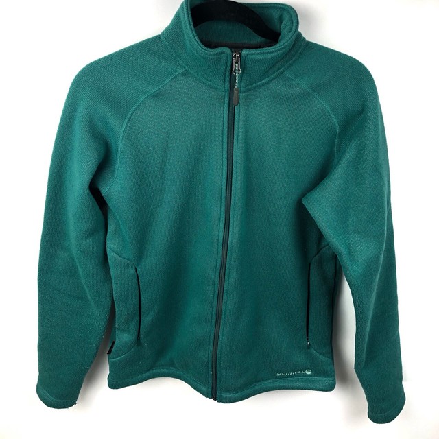 Merrell Medium Green Zip Up Jacket Womens Fleece Polartec eBay