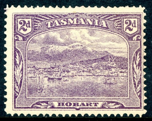 Tasmania 1907 Australia QV 2p Violet Perf 12½ SG #251 Mint V168 ⭐