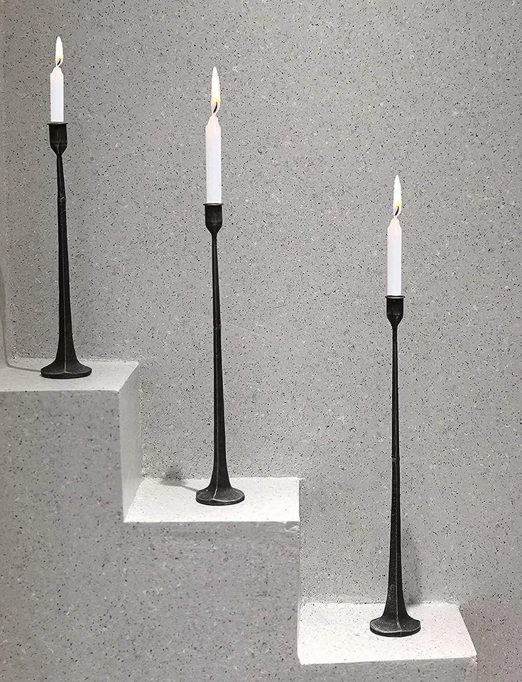 Castiçais Kalalou CBL1020, cinza - Imagem 2 de 4