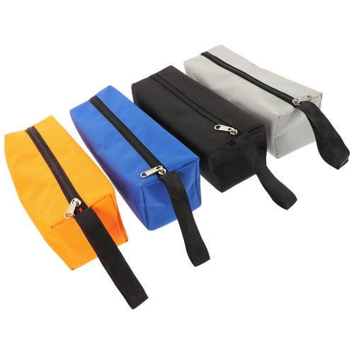 4 Pcs Heavy Duty Pouch Multi Pocket Bag Toolkit Travel Zipper Tools - Picture 12 of 12