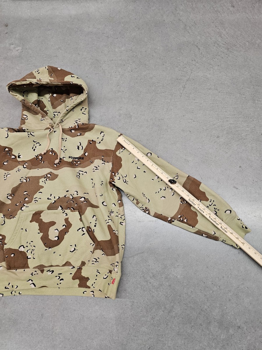 Supreme Peace Hooded Sweatshirt FW20 Chocolate Chip Camo Size