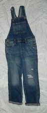 Youth Unisex Classic Old Navy Brand Denim Overalls size 8 Medium