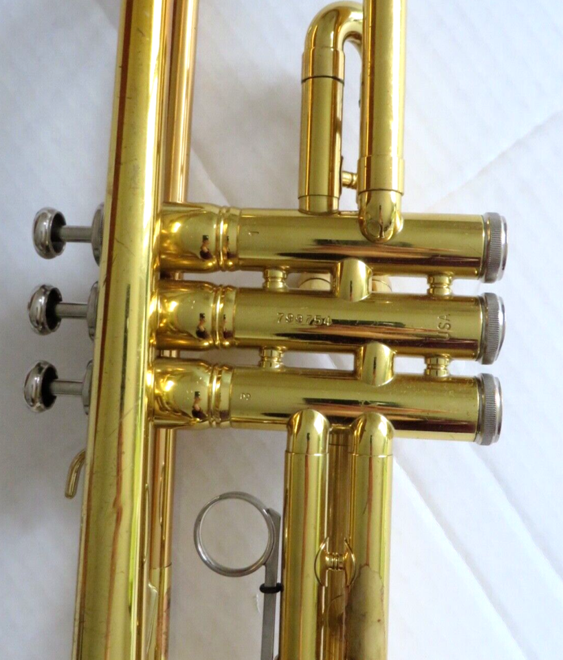 Kings Trumpeter KING 600 USA 1980s Brass Trumpet Serial#799754 Cleaned /Serviced READY ...