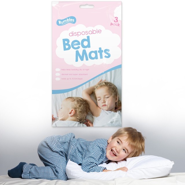 3x DISPOSABLE TODDLER BED MATS Protective Absorbent Mattress Protection 60x90cm 3x DISPOSABLE TODDLER BED MATS Protective Absorbent Mattress Protection 60x90cm