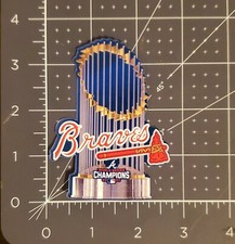 3.5 x 2.75 2021 World Series Champions Atlant...