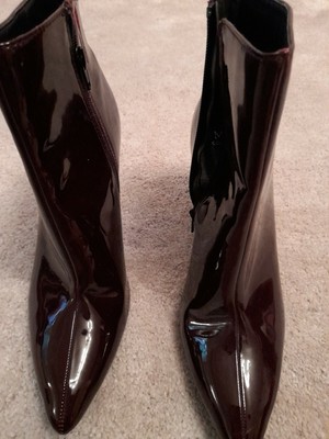 wine colour boots