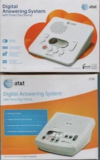 Lot of 2 AT&T Digital Answering Machine Systems Models 1739 & 1740 Day & Time