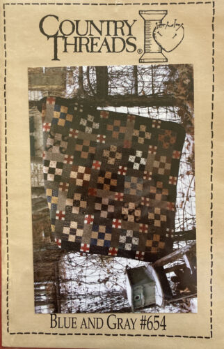 Quilt Pattern: "Blue and Gray" #654 by Country Threads